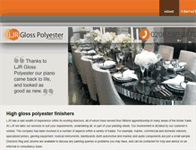 Tablet Screenshot of ljrglosspolyester.com